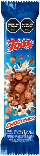 barra cereal toddy chocomix 21gr x20u barra cereal toddy chocomix 21gr x20u