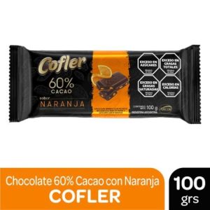 chocolate cofler 60% naranja