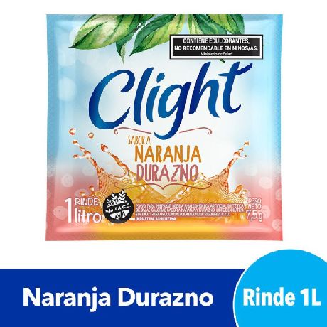 jugo clight naranja durazno x 20u jugo clight naranja durazno x 20u