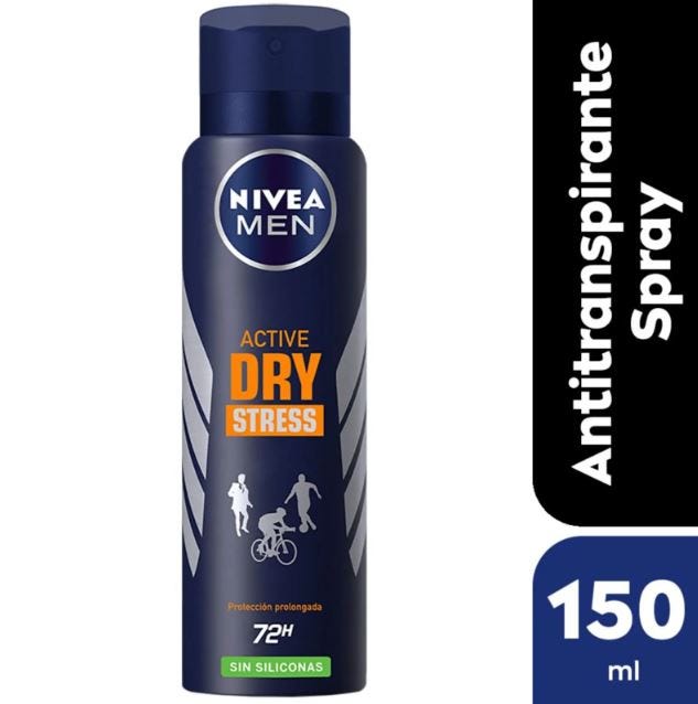 antitranspirante nivea men dry active 150ml 12u antitranspirante nivea men dry active 150ml 12u