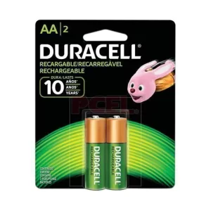pila duracell recargable aa x2u