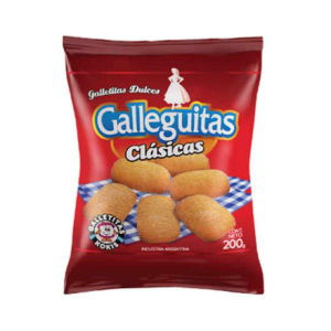 galletitas kokis galleguitas vainilla 200g (caja x 20u)