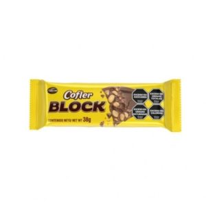 chocolate cofler block 38gr. x 20u x 20