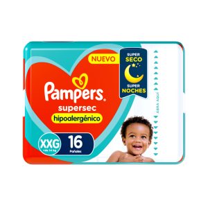 pañales pampers supersec xxg 30 unidades