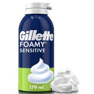 espuma de afeitar gillette foamy piel sensible 175gr x 12