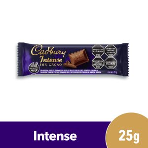 chocolate cadbury intense 26gr x12u