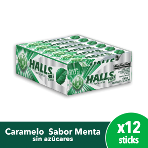 halls free 26.1g menta