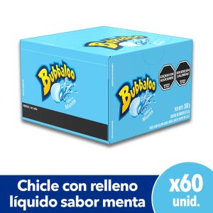 chicle bubbaloo menta x 60u