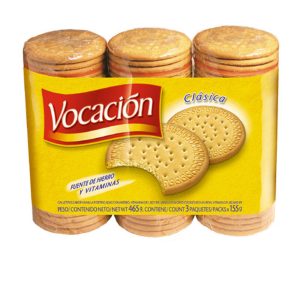 galletitas vocación surtido 141g (caja x 36u)