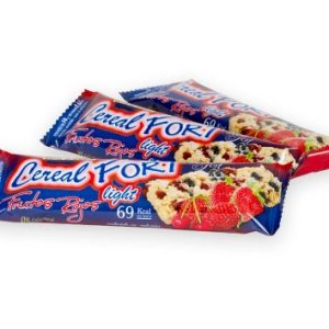 barra de cereal fort light frutos rojos 20g (display x 24u)