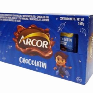 chocolate arcor blanco 8g 20u