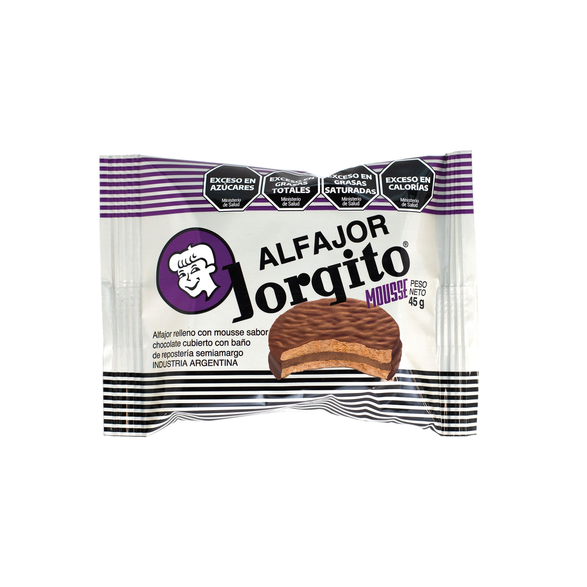 alfajor jorgito mini x6u mousse alfajor jorgito mini x6u mousse