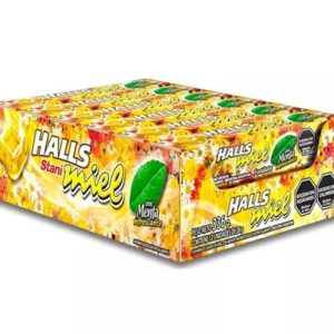 caramelos halls miel y menta x 12u x 12