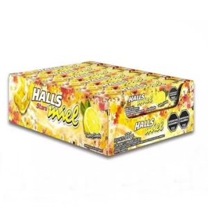 caramelos halls miel y limón x 12u x 12