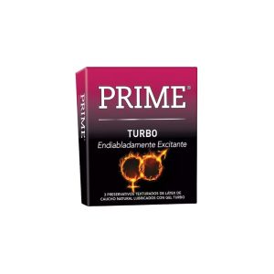 preservativo prime turbo (caja x 3u) (display x 24 cajas)