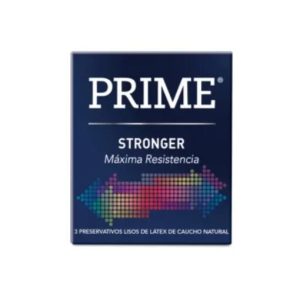 preservativo prime stronger (caja x 3u) (display x 24 cajas)