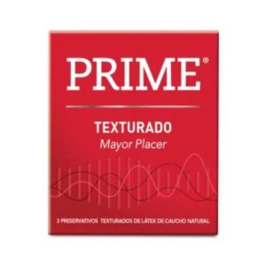 preservativo prime texturado (caja x 3u) (display x 24 cajas)
