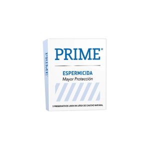 preservativo prime espermicida (caja x 3u) (display x 24 cajas)