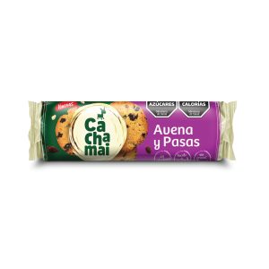 galletitas cachamai avena y pasas de uva 165g