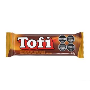 chocolate tofi leche con ddl 28gr. x 25u x 25