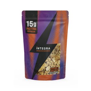 granola pro integra maní 250g proteica x45u