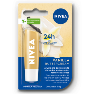 labial nivea vanilla buttercream humectante 4.8g