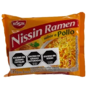 nissin ramen (lámen) 85g pollo (caja x 60u)