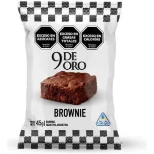9 de oro brownie de chocolate 21u x45g.webp