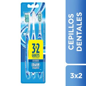 pack 6 cepillos de dientes oral b 123 limpieza básica 35m