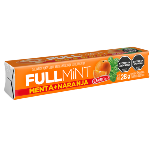 caramelos full mint naranja menta x 12u