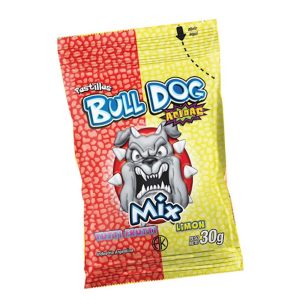 pastillas bull dog mix tutti frutti limon 30gr x12u