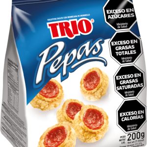 galletitas trio pepas 500grs x 10