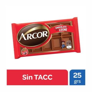 chocolate arcor 25g amargo