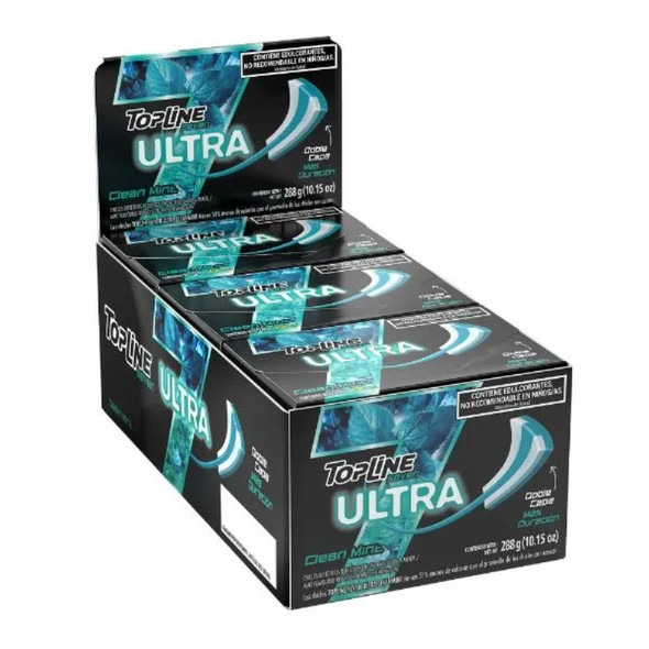 chicles top line seven ultra clean 14g (display x 12u)
