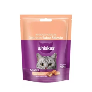 whiskas snack gatos tentaciones salmón 40g