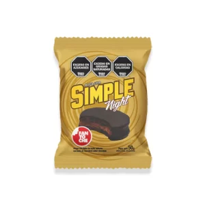 alfajor fantoche night simple chocolate x 12 unidades