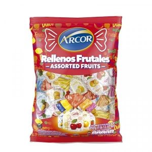 caramelos rellenos frutales x810g.