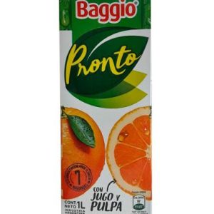 jugo baggio pronto naranja 1l (pack x 8u)