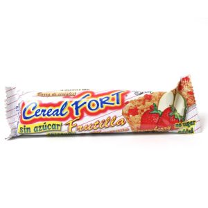 barra de cereal fort light frutilla 20g (display x 24u)