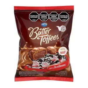 caramelos butter toffees avellanas x 648gr