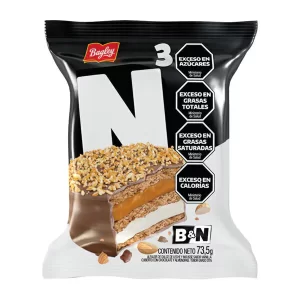 bagley alfajor b/n negro x 36u