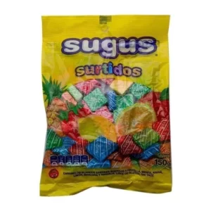 caramelos masticables sugus frutal x150gr