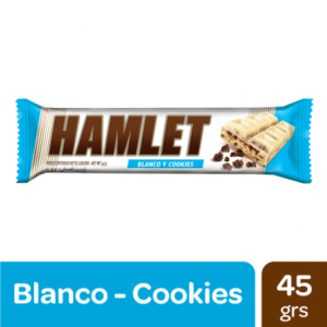 chocolate hamlet blanco y cookies 45g x21u