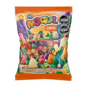 gomitas mogul conitos frutales 1kg (caja x 6u)
