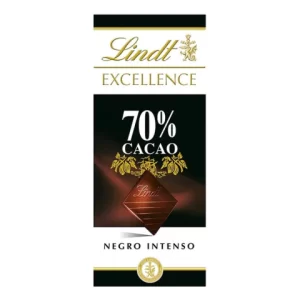 chocolate lindt excellence 70% cacao 100g x20u