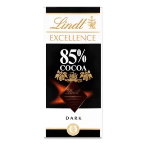 chocolate lindt excellence 85% cacao barra 100g x20u