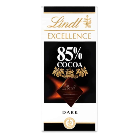 chocolate lindt excellence 85% cacao barra 100g x20u chocolate lindt excellence 85% cacao barra 100g x20u
