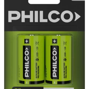 pilas philco alcalinas d (grande) (blister x 2u)