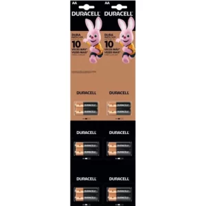 pilas duracell alcalinas aa (blister x 12u)