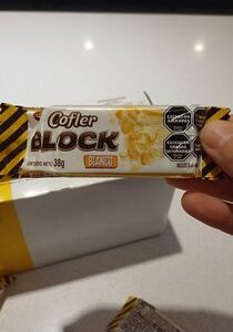 chocolate cofler block blanco 38gr. x 20u